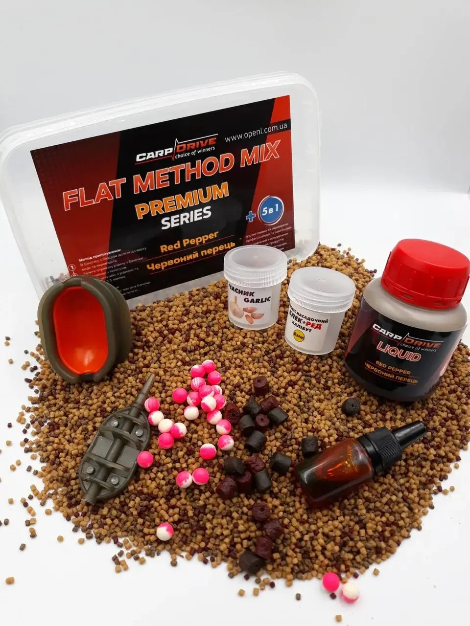 Пелетс мікс Червоний перець (Red Pepper) Premium series Carp Dream 7 в 1