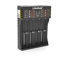 ЗУ универсальное Liitokala lii-402, 4 канала,LCD дисплей, поддерживает Li-ion, Ni-MH и Ni-Cd AA (R6), ААA (R03), AAAA, С (R14)