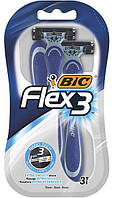 Набір бритв Bic Flex 3 без змінних катриджів 3 шт (3086123363786)