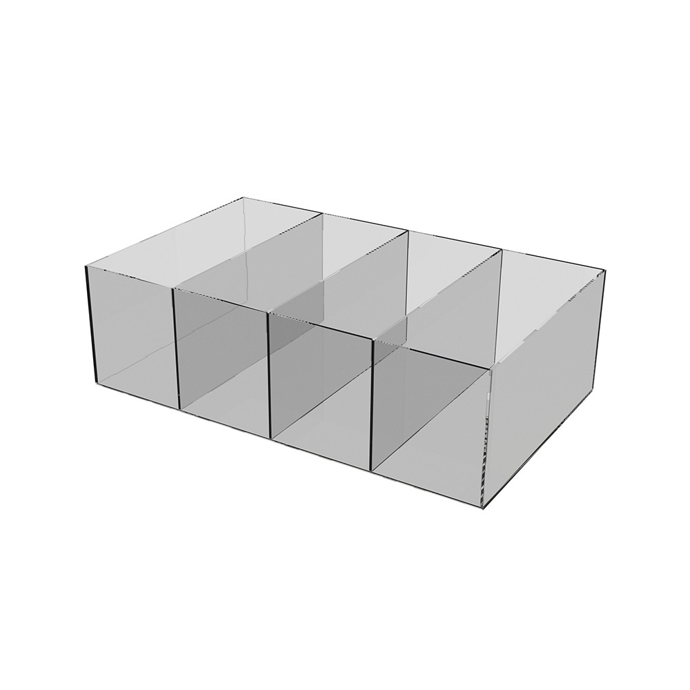 Коробка акрилова EKOSTAR 4 комірки 330х200х100