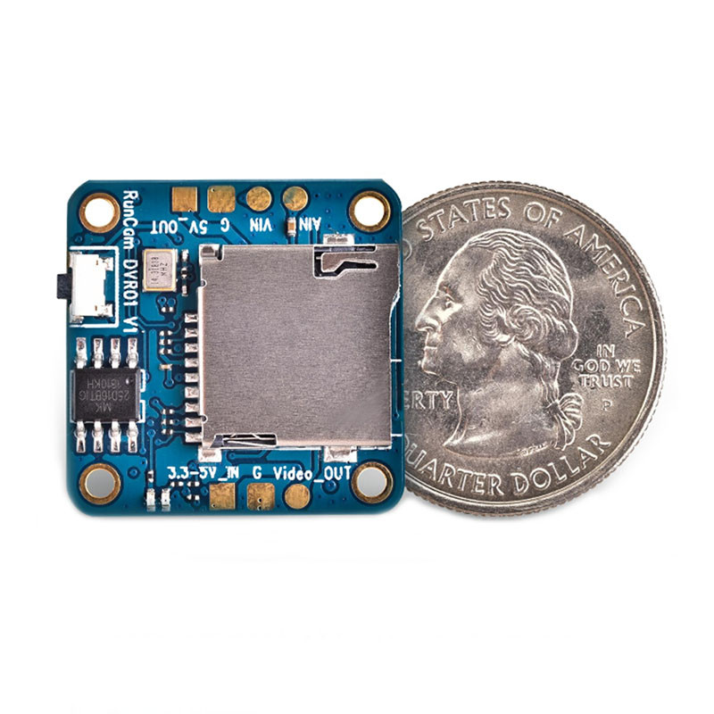 FPV-відеореєстратор RunCam DVR-M надмініатюрний 25x25 мм DVR для квадрокоптерів і авіамоделей