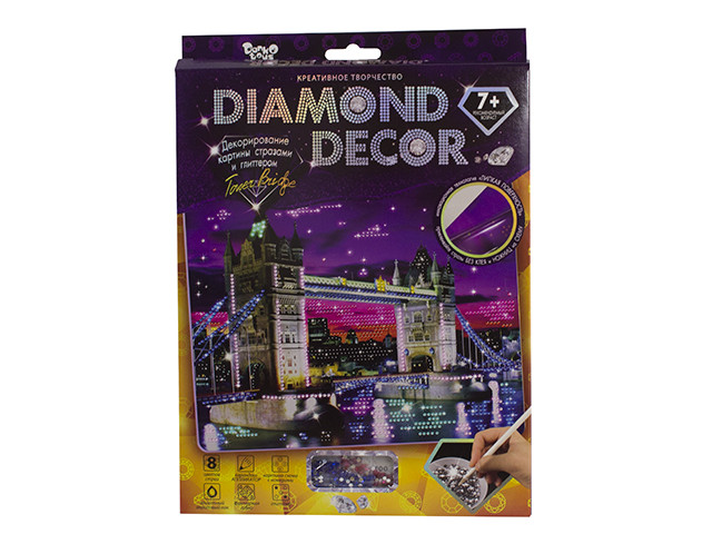 Набір креативної творчості "Diamond Decor" № DD-01-01,02..07,09,10,11/DankoToys/(20)