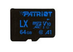 Карта пам`яті 64Gb Micro-SDHC(UHS-1) Patriot LX series class10 №7981