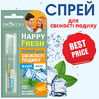 Happy Fresh спрей для свежести дыхания COOL MINT, 10 мл