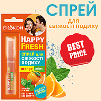 Happy Fresh спрей для свежести дыхания ORANGE MINT, 10 мл