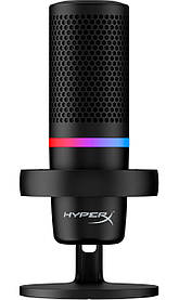 Мікрофон геймінговий HyperX DuoCast, Omni/Bi, USB-A, 2м, NGenuity, RGB, чорний Baumar - Завжди Вчасно