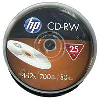 CD-RW HP 12x 700mb штир(25)(200) №9432