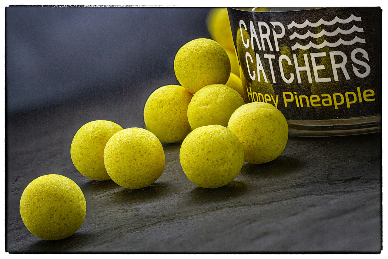 Бойлы pop-up Carp Catchers «Honey Pineapple» 12 мм - фото 1 - id-p1210174510