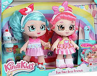 Кукла Kindi Kids Jessicake & Donatina Dolls - Pack of 2 Dolls & 4 Shopkins