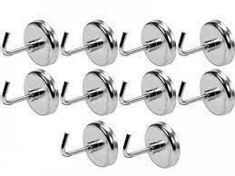 Гачки магнітні YATO YT-08690 з основою Ø = 35 мм, стрижні l = 30 мм, 10 шт., фото 1