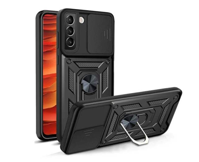 Ударостійкий чохол Camshield Serge Ring for Magnet для Samsung Galaxy S22 Plus (SM-S906BZ)