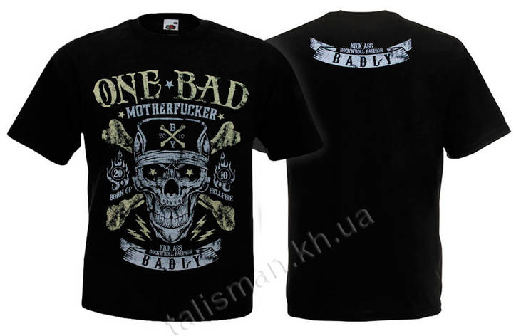 Футболка ONE BAD Motherfucker, фото 2
