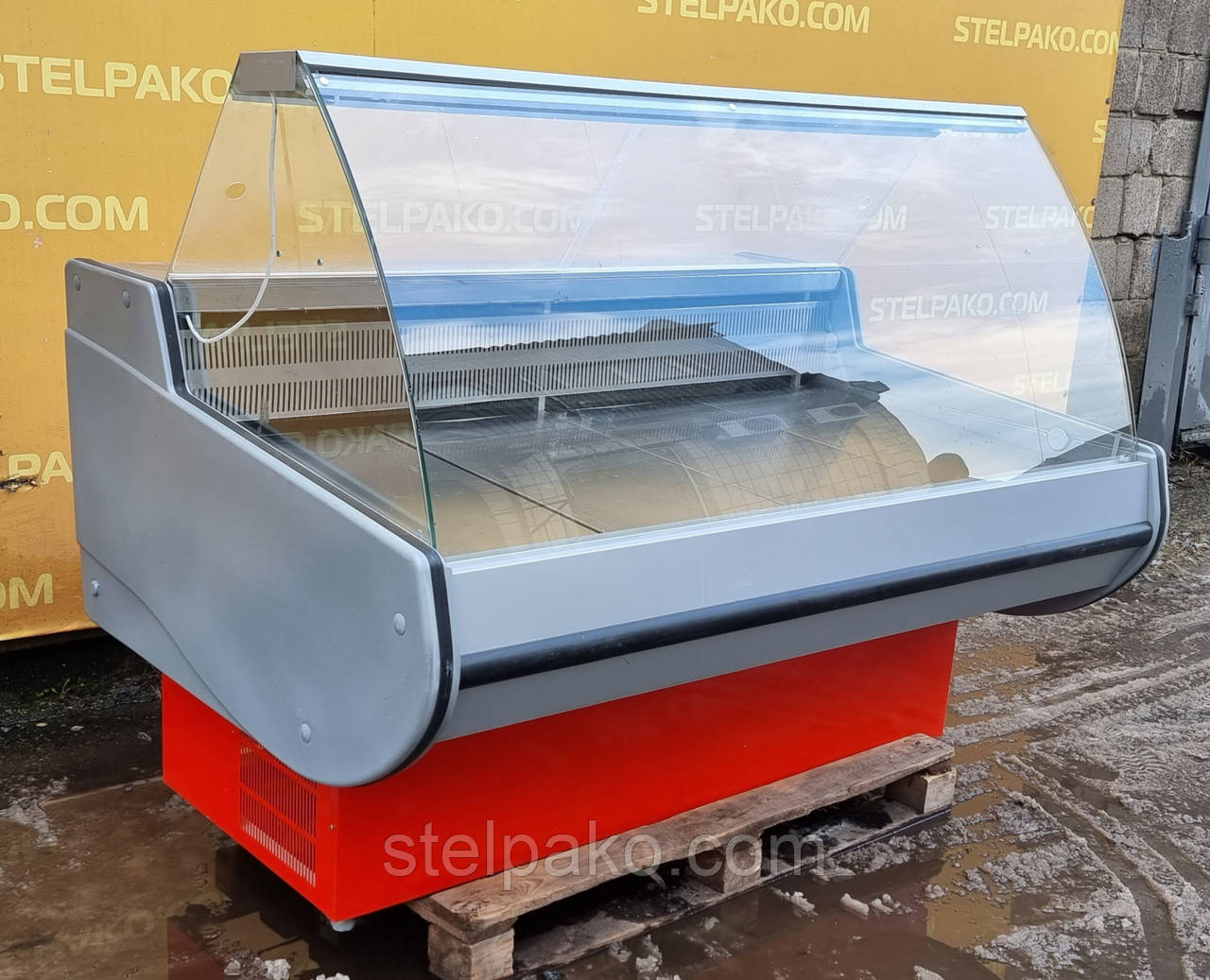Холодильна гастрономічна вітрина «Рос Siena» 1.6 м., (Україна), викладка 72 см., Б/у, фото 1