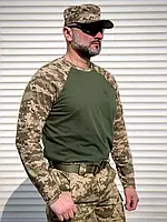 Военная тактическая футболка с длинным рукавом, армейская кофта футболка с длинным рукавом,реглан лонгслив