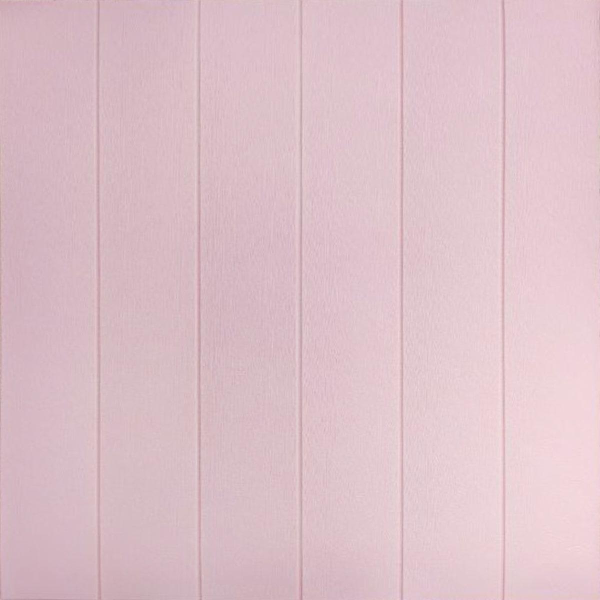 Декоративні панелі для стін 3Д Рожеві дошки під дерево прованс 700х700х4мм 99 Декор 3D панелі для стін (379)