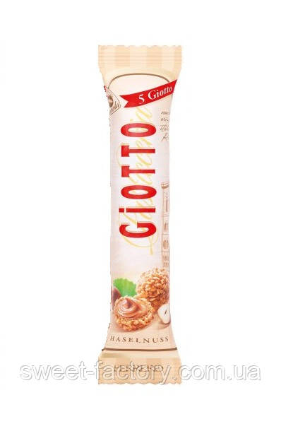 Вафельні цукерки Giotto Ferrero Hazelnuss 5s 22g