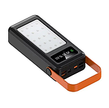 Портативний зарядний пристрій Power Bank Bilintong 40000mAh + Led лампа Чорний, фото 3