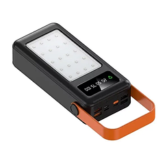 Портативний зарядний пристрій Bilintong 50000mAh Power Bank + Led лампа Чорний