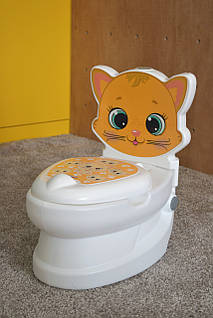 Горщик дитячий унітаз Pilsan, котик