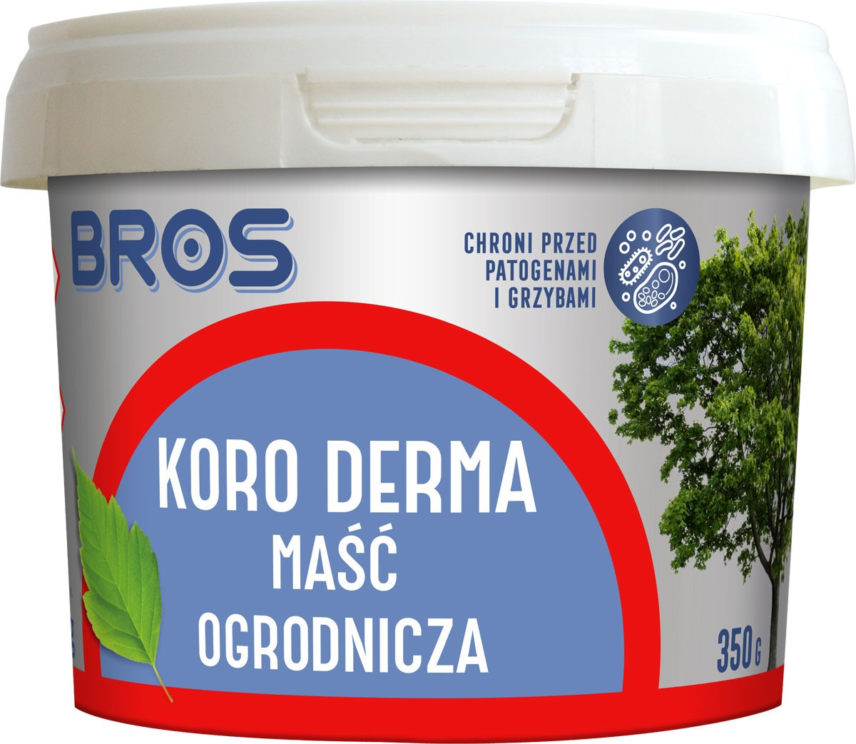 Садова мазь Bros Koro Derma для захисту ран дерев та кущів 350г