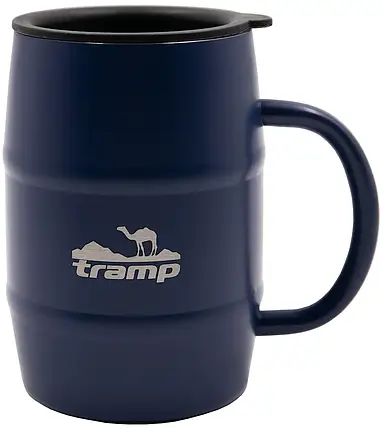 Термокухоль подарунковий із кришкою синій 500 мл Tramp TRC-100-blue, фото 1