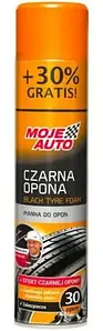 Поліроль-кондиціонер для шин Moje Auto (аэрозоль 520мл.) 19-584 (черна гума)