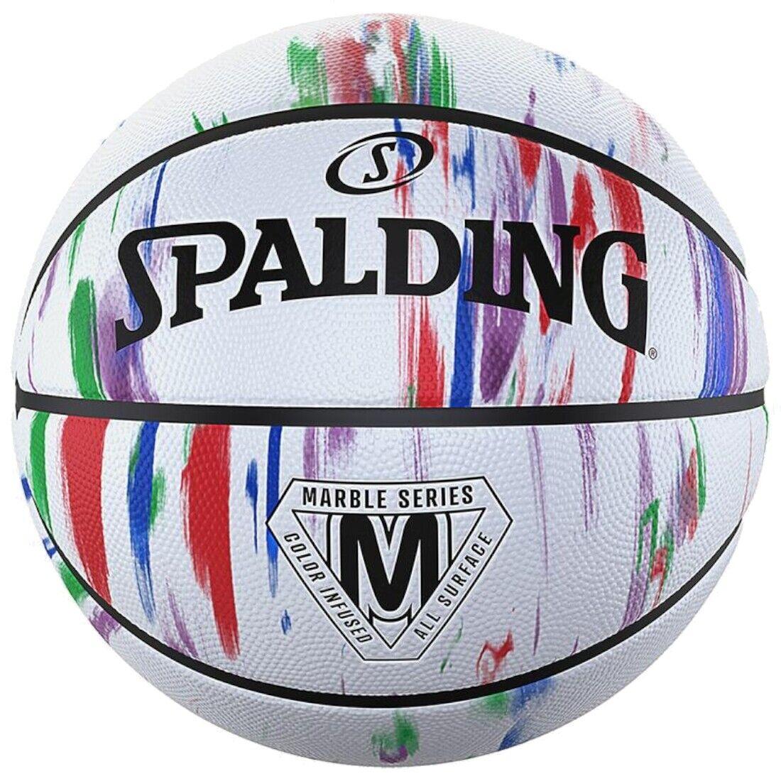 М'яч баскетбольний Spalding Marble Outdoor розмір 7 гумовий (84397Z)