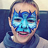 Синій аквагрим для обличчя Diamond FX, Синій грим для обличчя й тіла, підходить для дітей, 30 грамів, фото 5