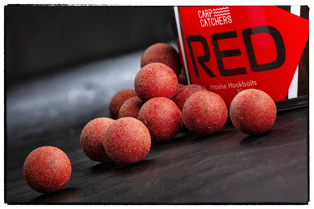 Бойлы тонущие Carp Catchers Impulse Hookbaits «RED» 10 mm - фото 1 - id-p1325489966