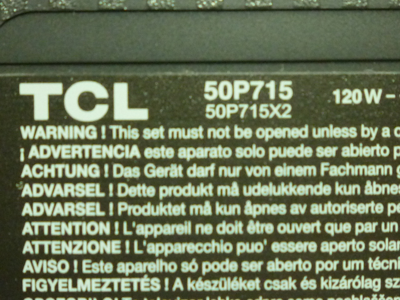 Плати від LED TV TCL 50P715X2 поблочно (матриця розбита)