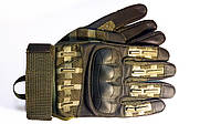 Повнопалі захисні рукавички тактичні BC-9879 олива всі розміри M / L / XL /