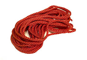Шнур декоративний Проміс-Плюс червоного кольору, 5м