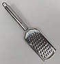 Терка ручна для овочів і фруктів маленька з нержавіючої сталі з ручкою — кухонний гаджет для дрібного натирання, фото 5