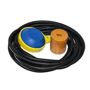 Поплавковий вимикач FLO-2 (кабель 5м, 3х0,75мм2, грузило, 10А)