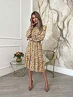 Платье женское вискозный штапель (42-48)(4цв) "TASA SHOP" недорого от прямого поставщика