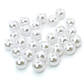 Намистини круглі перли з гальванічним покриттям 5 мм Білий 25 г (+-420 шт.), фото 2