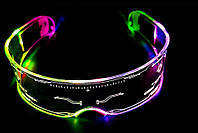 Светящиеся 3D-очки для вечеринки со встроенным аккумулятором RGB
