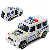 Джип Полиция AS-2696, полицейская машинка АвтоСвіт, металлическая, инерционная, открыв. двери, игрушка коллекц