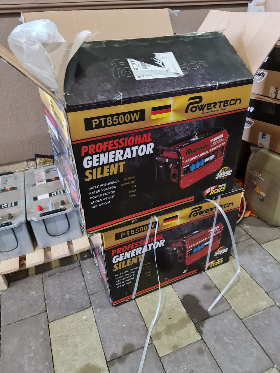 Трифазний бензиновий генератор Walter Stahl PR8500WS с бачком на 15 л