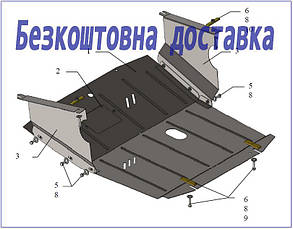 Захист двигуна Nissan Interstar (1998-2010) (захист двигуна Нісан Інтерстар) Кольчуга