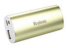 Портативний зарядний пристрій Yoobao Power Bank 5200 mAh green, фото 4