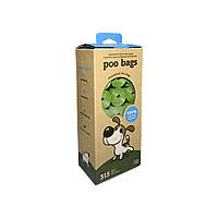 Poo Bags одноразові пакетики без запаху 315 шт (21 рулон по 15 пакетів)