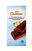 Молочный шоколад с начинкой ореховое пралине Chateau 200 г Германия