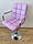 Крісло барне, візажне НС1015W, лавандове, фото 2