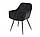 Крісло MAGIC чорний велюр / чорний каркас, фото 7