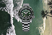 Чоловічий годинник Seiko SPB381J1 SBEJ009 Mechanical Prospex Diver GMT (GREEN), фото 3