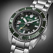 Чоловічий годинник Seiko SPB381J1 SBEJ009 Mechanical Prospex Diver GMT (GREEN), фото 4