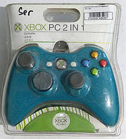 Геймпад Xbox 360 / PC Controller (2in1) Blue