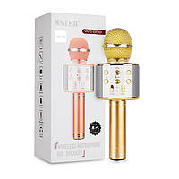 Микрофон Wireless Microphone WS-858 Gold