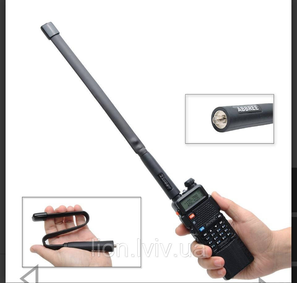 Антена тактична ABBREE AR-152A SMA-довжина 33см